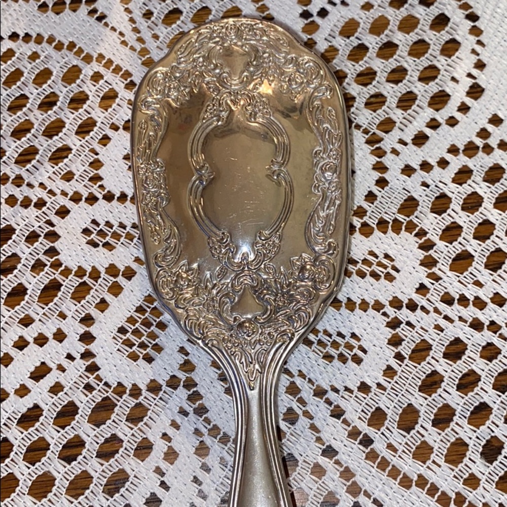 Vintage Silverplate Brush